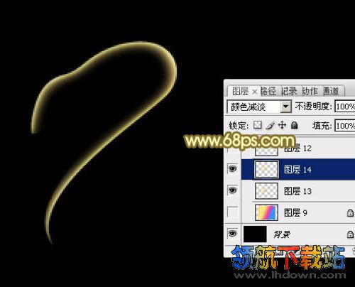 Photoshop实例教程:纯手工制作炫彩2013蛇年文字