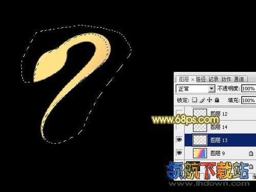 Photoshop实例教程:纯手工制作炫彩2013蛇年文字