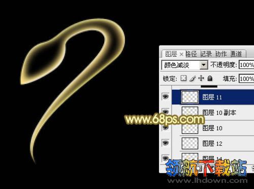 Photoshop实例教程:纯手工制作炫彩2013蛇年文字