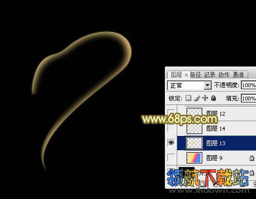 Photoshop实例教程:纯手工制作炫彩2013蛇年文字