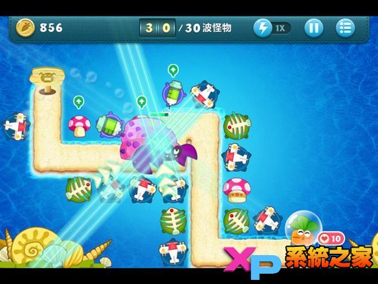 保卫萝卜深海模式攻略