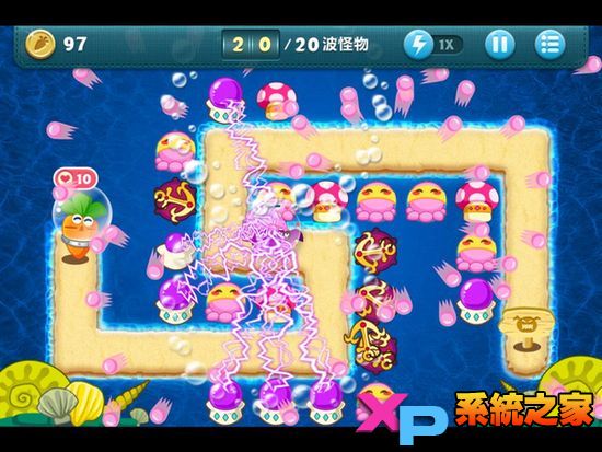 保卫萝卜深海模式攻略