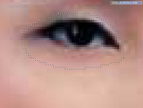 Photoshop巧变单眼皮为双眼皮