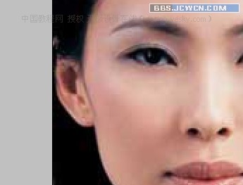 Photoshop巧变单眼皮为双眼皮