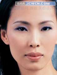 Photoshop巧变单眼皮为双眼皮