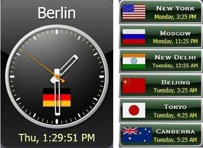 桌面时钟软件(Sharp World Clock)