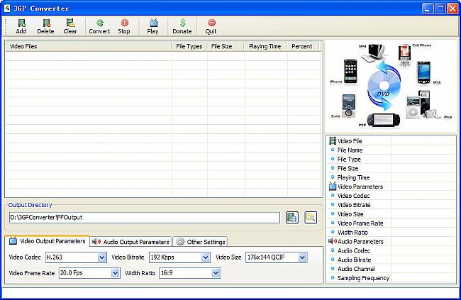 3GP视频格式转换软件(3GP Converter)