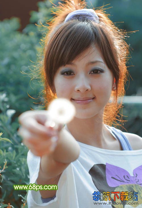 Photoshop通道应用实例：PS扣图之巧抠美女发丝
