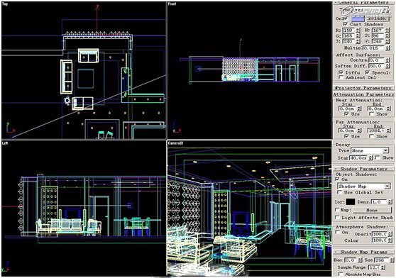3D Max默认渲染器灯光设置技巧