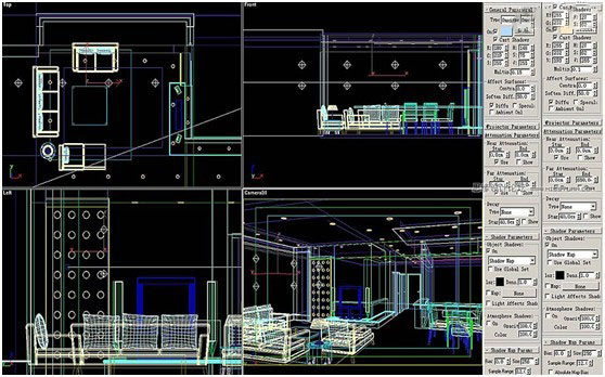 3D Max默认渲染器灯光设置技巧