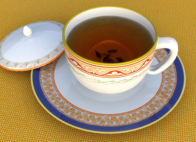 3D制作茶杯教程（旋转＋多边形建模）