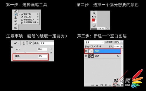 PS如何做出漏光和做旧效果 领航软件教程
