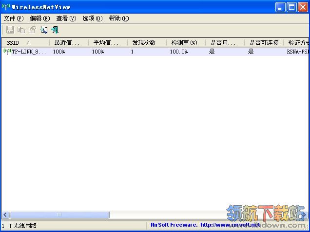 Wireless Network Watcher(无线网络连接辅助)