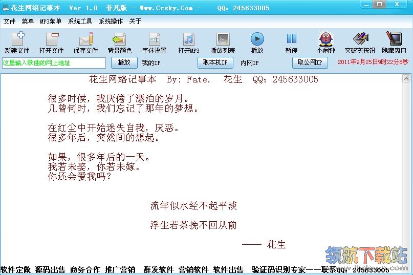 网络记事本非凡花生版