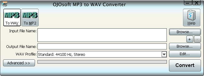OJOsoft MP3 to WAV Converter(mp3转wav转换器)